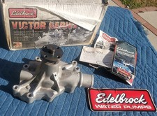 Look Nos Edelbrock Victor Aluminum Water Pump Sbf 5.0 302 Ford Reverse Rotation Look Nos Edelbrock Victor Aluminum Water Pump Sbf 5.0 302 Ford Reverse Rotation