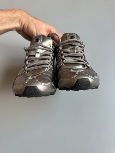 Nike Shox NZ Vintage RARE Silver Sneakers Shoes Size 35.5 Woman 6 - Picture 8 of 14