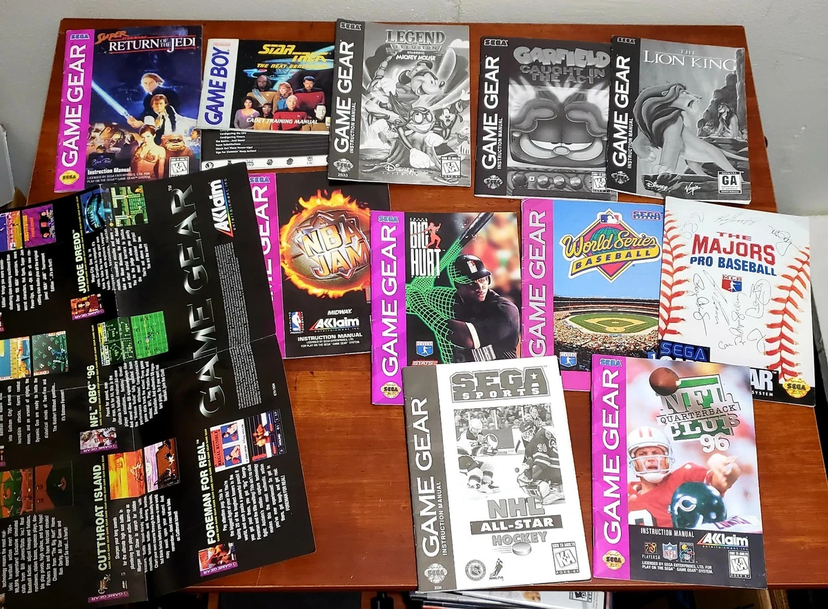 Notice pour Sega Gamegear Game Gear - Paperboy