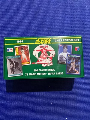 1991 SCORE MLB Baseball 900 Cards Complete Collector Set- Factory Sealed Box 