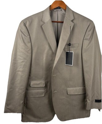 NEW Sean John Tan Sport Coat Blazer Jacket 42R NWT Polyester Macys