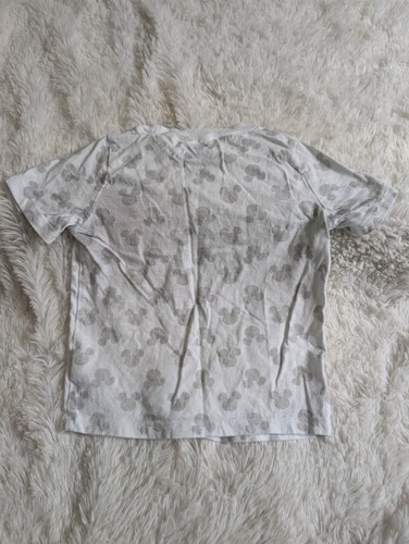 Old Navy Disney 100% Cotton White Mickey Mouse Print T-Shirt Size 2T - Picture 2 of 4