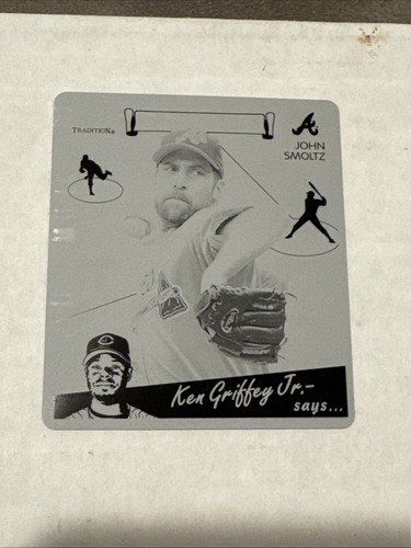 John Smoltz 2006 Fleer Tradition Goudey Druckplatte 1/1 GG-3 - Bild 1 von 2