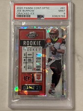 JOE BURROW 2020 CONTENDERS OPTIC  ROOKIE TICKET CRACKED ICE /22