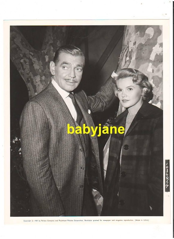 CLARK GABLE CARROLL BAKER ORIGINAL 8X10 PHOTO 1959 BUT NOT FOR ME