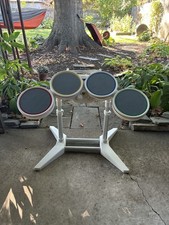 Nintendo Wii Rock Band Drum Kit With Base Harmonix Wired Set