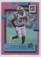 2022 Panini Donruss Optic Rated Rookie Pink Prizm Ikem Ekwonu #253 2l4