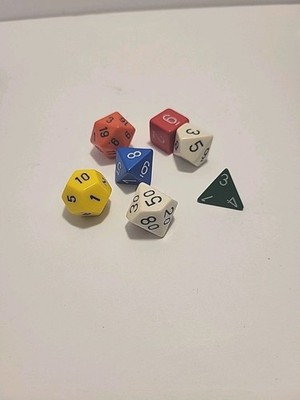  Dungeons and Dragons Vintage Set Of Original Dice 1995