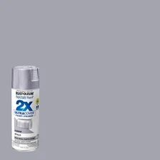 Rust-Oleum 249128 2X Ultra Aluminum Metallic Spray Paint 12 oz. (Pack of 6)