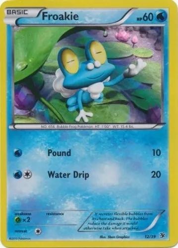 Froakie - 12/39 - Pokemon XY Kalos Starter Holo NM