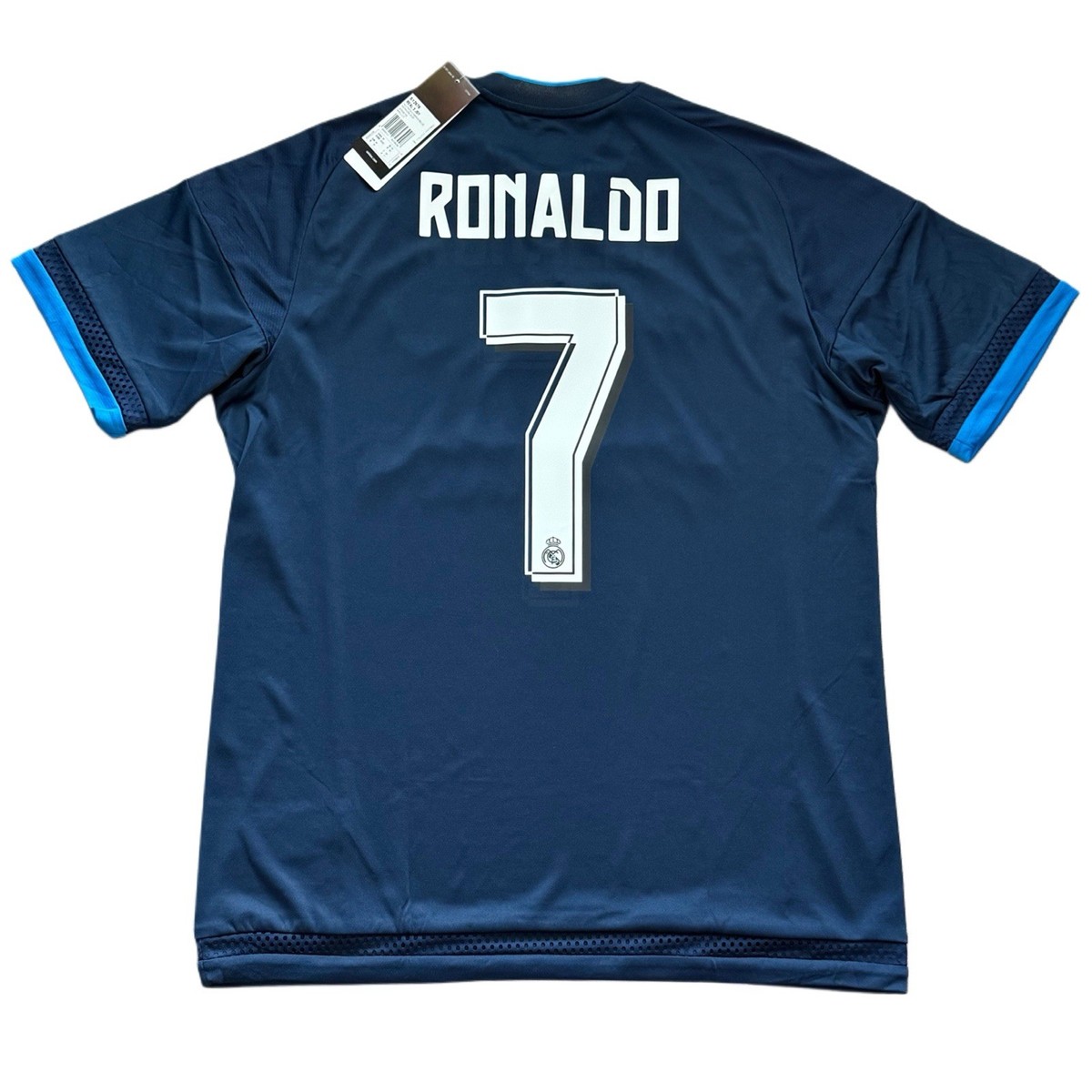 2015/16 Real Madrid Third Jersey #7 Ronaldo Medium adidas Soccer