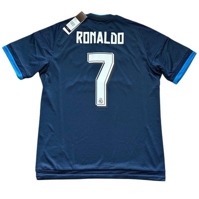 2015/16 Real Madrid Third Jersey #7 Ronaldo Medium adidas Soccer