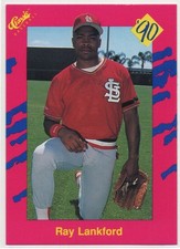 Ray Lankford 1990 Classic Update #29  Rookie Card  St. Louis Cardinals  #1. rookie card picture
