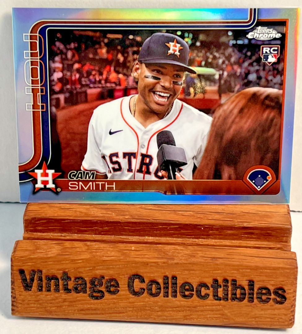 2025 Topps Chrome Update Cam Smith Image Variation RC Rookie SSP #USC145 Astros