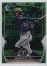 2023 Bowman Sapphire Edition Chrome Prospects Green 25/60 Eric Brown Jr 1dl2