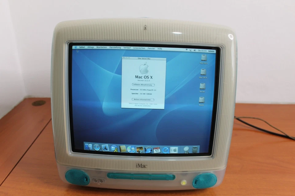 Apple iMAC G3 - Mac OS X ( DE ) - installato - Imagen 2 de 4
