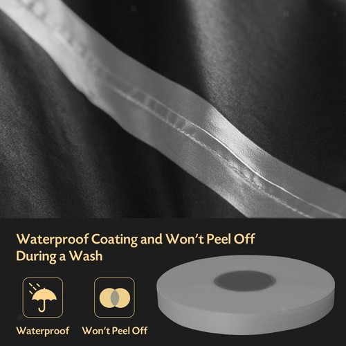 Seam Sealing Tape 65' for Waterproof PU Coated Fabric Sportswear Tent Awning - Picture 4 of 7
