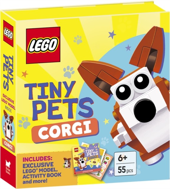 LEGO® Books. Tiny Pets: Corgi (with exclusive corgi mini-build, paper crafts,