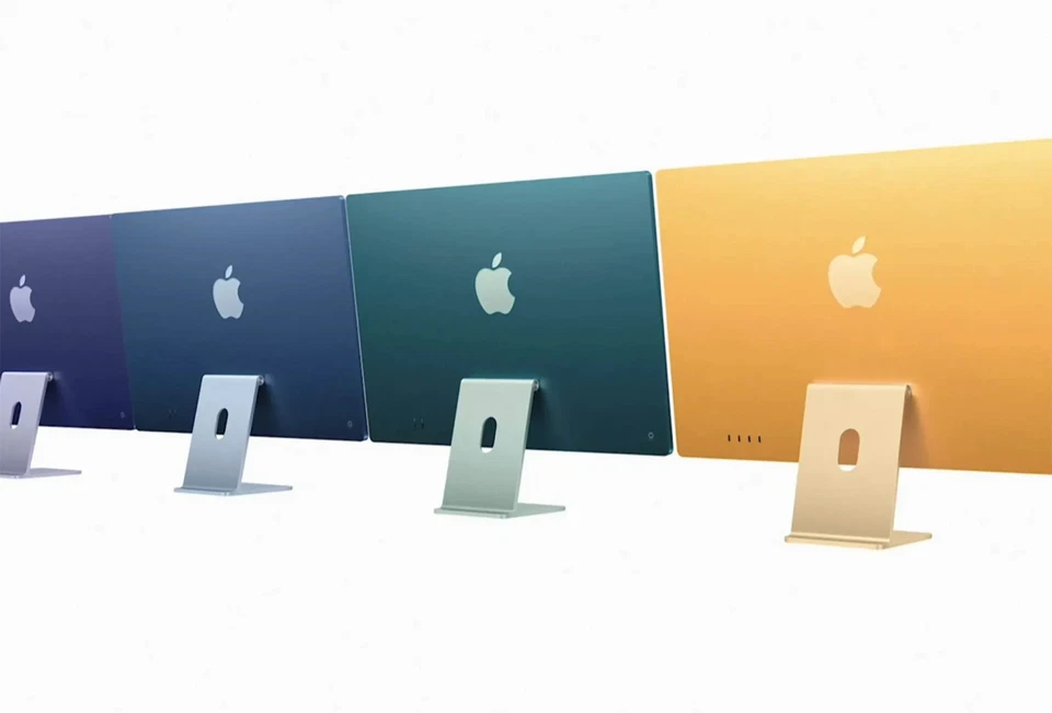 Apple iMac 2021 M1 Chip 8-core 24-inch 8GB RAM 512GB SSD Storage Excellent - Image 2 of 4