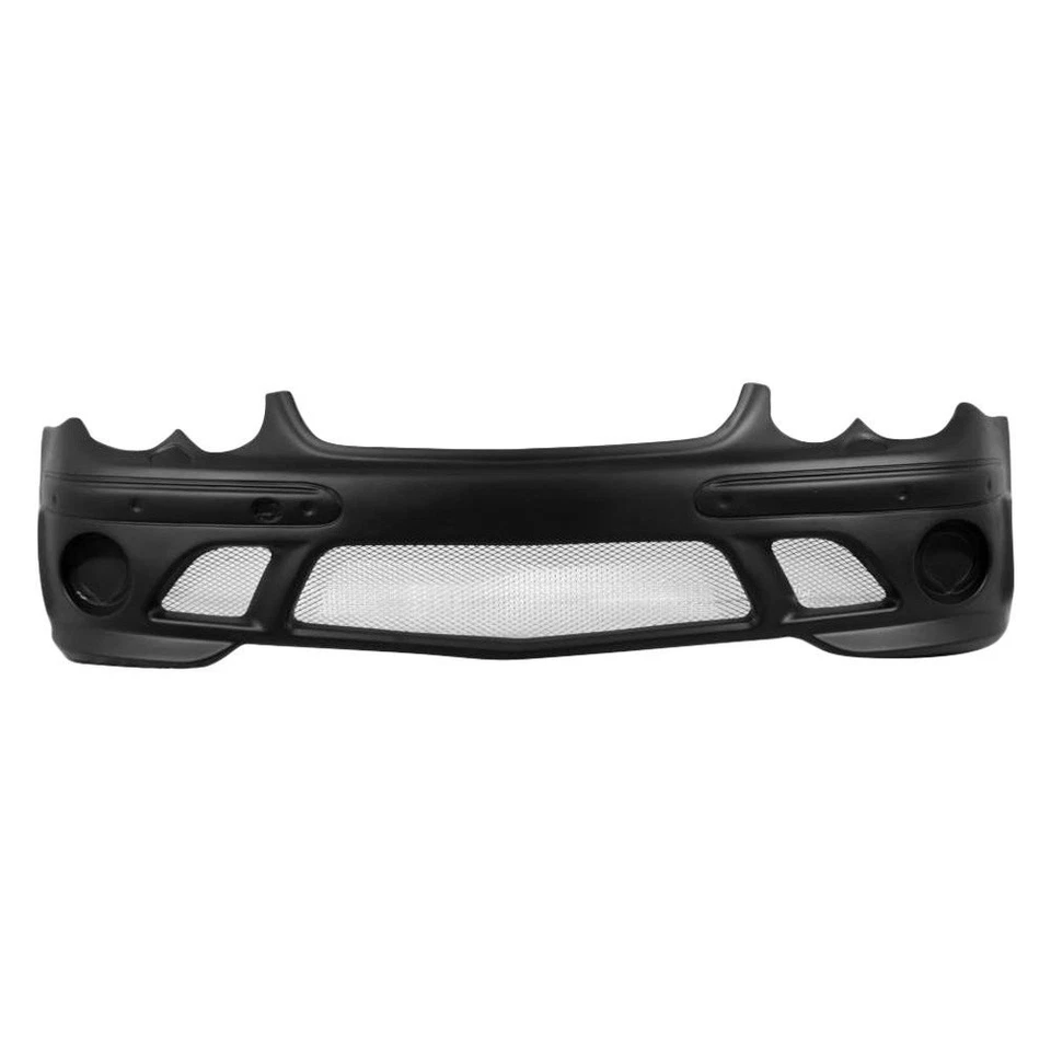 For Mercedes-Benz CLK350 06-09 C63 Style Fiberglass Front Bumper Cover Unpainted Foto 2 de 4