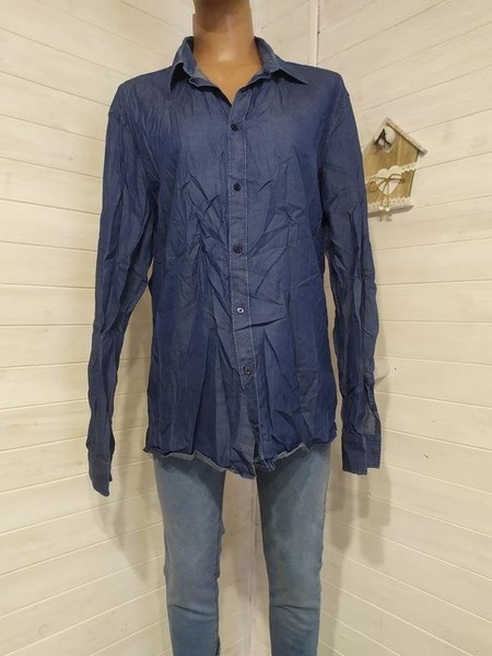 Women Kenneth Cole Shirt Navy Cotton 42 / XL / 50