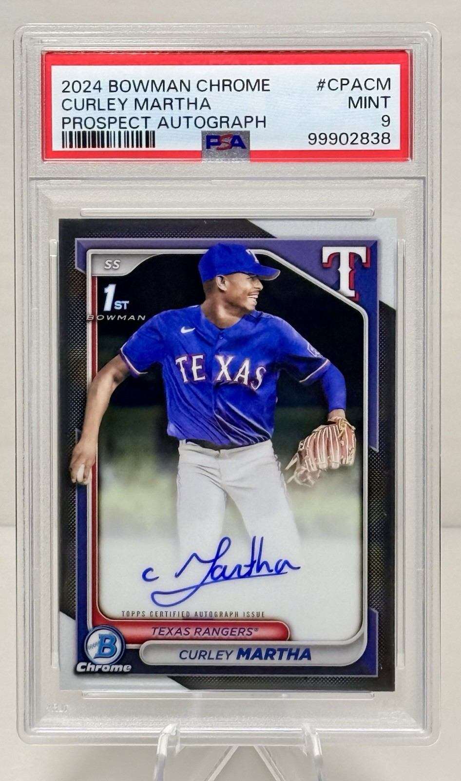 2024 Bowman Chrome - Prospect Autographs Curley Martha #CPA-CM (AU, RC)