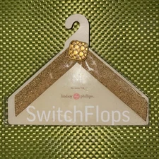 Lindsay Phillips Switch Flops Jenna Interchangeable Straps Sz M - 7/8