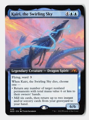 Kairi, the Swirling Sky (Extended Art) 446 Kamigawa: Neon Dynasty MTG NM