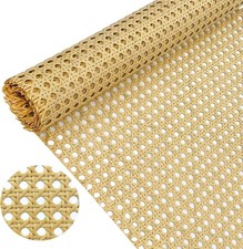 Natural Cane Rattan Webbing Roll PreWoven Mesh for Furniture Repair  Home Decor