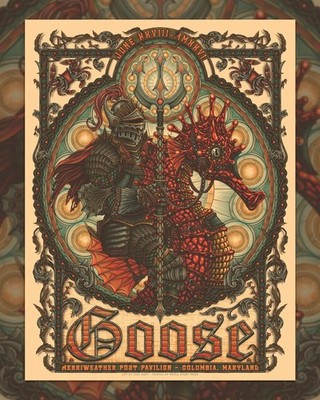 Goose Merriweather Post Pavilion Columbia MD June 27 2026 Concert Poster