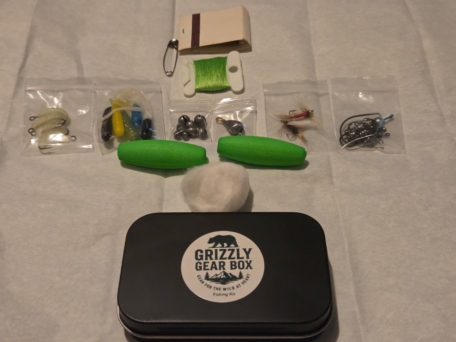 Survival Fishing Kit- With everything needed to catch fish In a emergency.. alternate view 2
