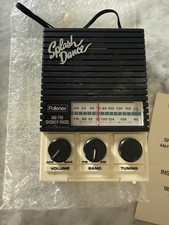 Vintage Pollenex-Splash Dance-AM/FM Shower Radio-1985 Water Resistant USED