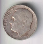 1951-S ROOSEVELT DIME 10¢ SAN FRANCISCO 90% SILVER COIN UNITED STATES OF AMERICA