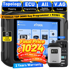 USED XTOOL X100 MAX IMMO Key Programmer Auto ...