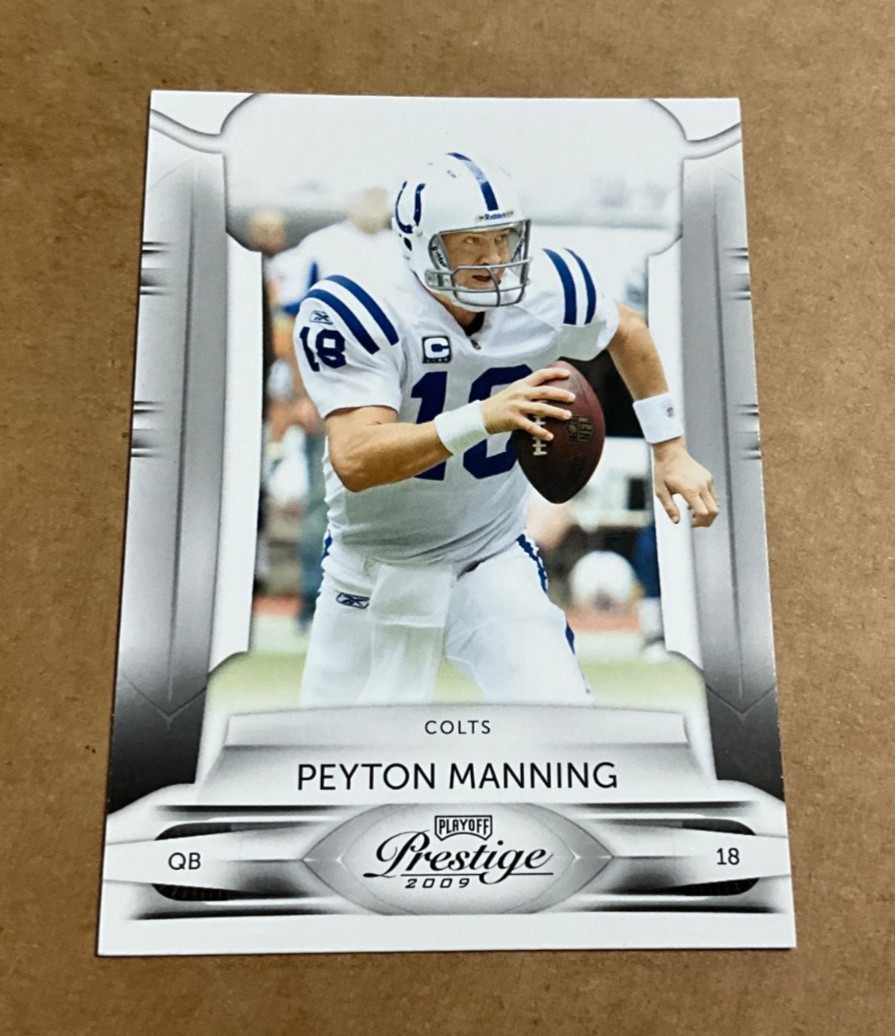 2009 Playoff Prestige # 42 Peyton Manning Indianapolis Colts Football