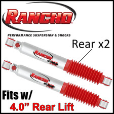 Rancho Rs9000xl Rear Gas Shocks 2007-2013 Silverado Sierra 1500 Rwd W4 Lift Rancho Rs9000xl Rear Gas Shocks 2007-2013 Silverado Sierra 1500 Rwd W4 Lift