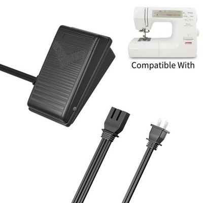 110V Foot Control Pedal for Singer 5124 5127 UltraLock 4D 14U Series 14T967DC