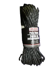 Tool Bench VERSATILE Black 0.25" x 50' ft. POLY UTILITY ROPE OwlCdsk