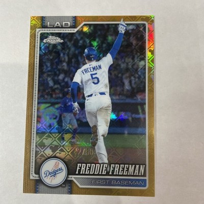 2026 Topps Chrome Logofractor Freddie Freeman Gold  Image Variation #d/50