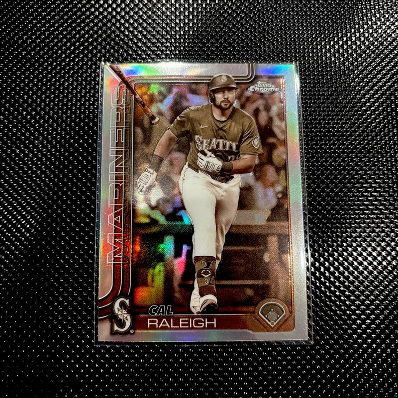 2025 Topps Chrome Update Cal Raleigh #USC45 Sepia Refractor
