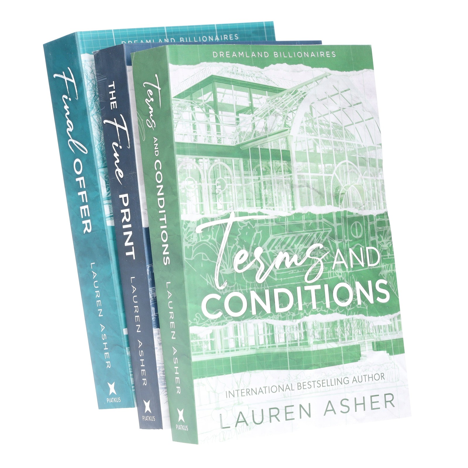 Dreamland Billionaires Series by Lauren Asher 3 Books Collection Set -Fiction-PB