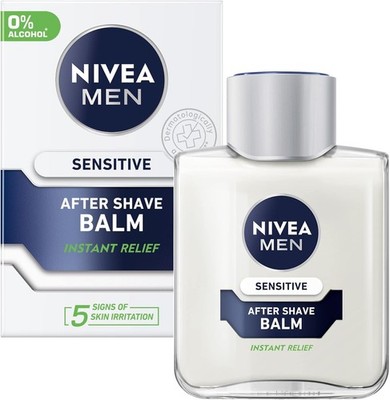 1X NIVEA MEN Sensitive After Shave Balm Soothing Alcohol Free Chamomile 100ml