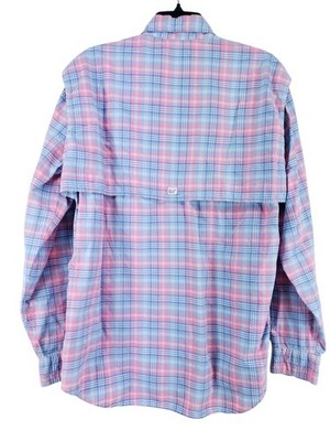 randy ビジューバルーンシャツアンサンブルー ピンク Vineyard Vines Vented Harbor Shirt Men's Size Medium Pink Plaid | eBay