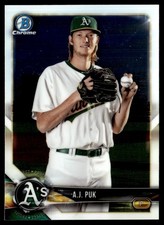 2018 Bowman Chrome Prospects A.J. Puk Oakland Athletics #BCP142