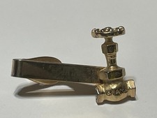 VINTAGE MERCURY INDUSTRIES CRANE VALVE ADVERTISING TIE CLIP $10
