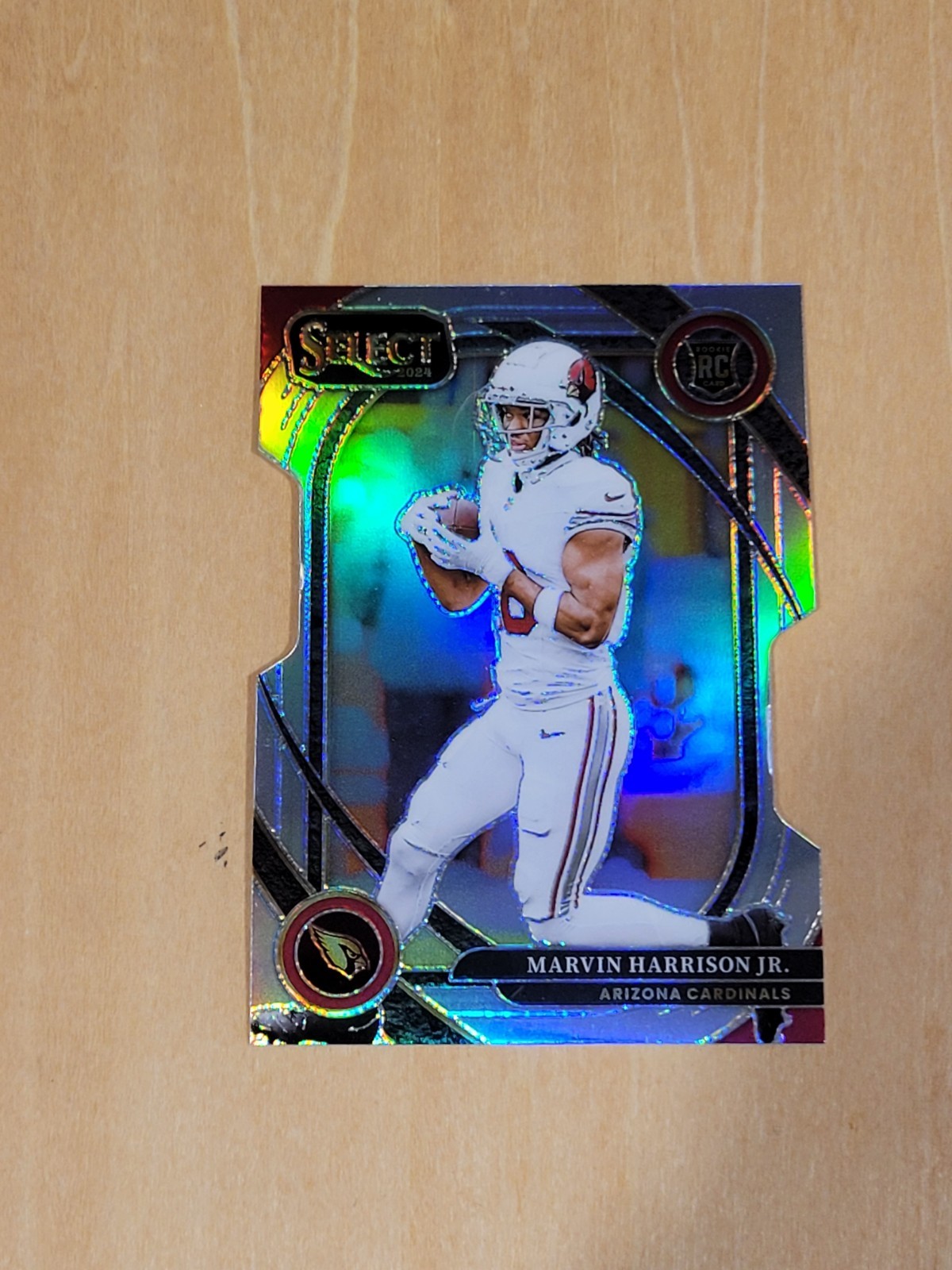 Marvin Harrison Jr 2024 Panini Select Club Level Silver Prizm RC. Cardinals 