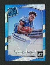 2017 Donruss Optic Marlon Mack Holo Prizm Rated Rookie Card #152 - Arizona. rookie card picture