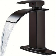 YAGATAP Matte Black Bathroom Sink Faucet Single Handle for RV Vanity Mixer Tap