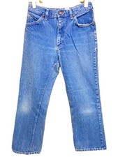 Lee TALON, estimated 70s-80s, Made in USA, Size 31, Denim, Solid Color IDG , It