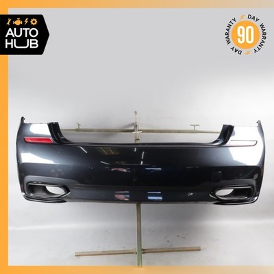 16-19 BMW G12 740Li 750i M Sport Rear Bumper Cover Assembly w/ PDC Gray OEM